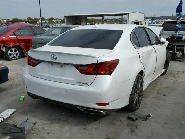 JTHBE1BL2D5009815 - 2013 LEXUS GS 350 WHITE photo 4