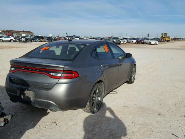 1C3CDFBA4DD312030 - 2013 DODGE DART SXT GRAY photo 4