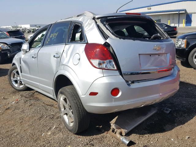 3GNAL3E55CS582957 - 2012 CHEVROLET CAPTIVA SP SILVER photo 3