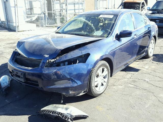 1HGCP26489A170422 - 2009 HONDA ACCORD LXP BLUE photo 2