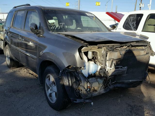 5FNYF48669B019376 - 2009 HONDA PILOT EXL GRAY photo 1