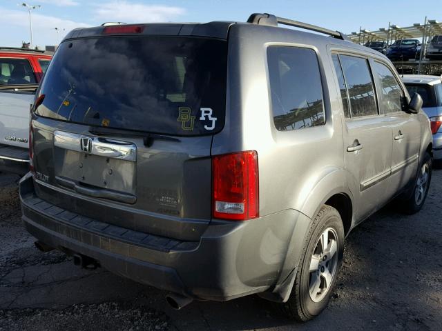 5FNYF48669B019376 - 2009 HONDA PILOT EXL GRAY photo 3