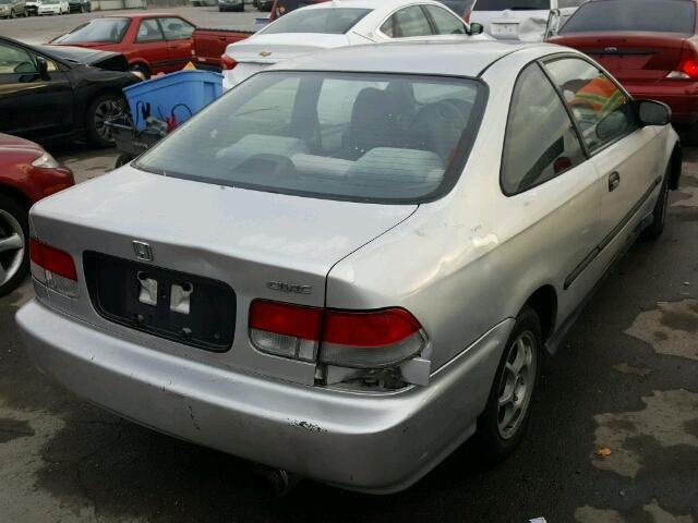 1HGEJ7220VL115375 - 1997 HONDA CIVIC HX SILVER photo 4