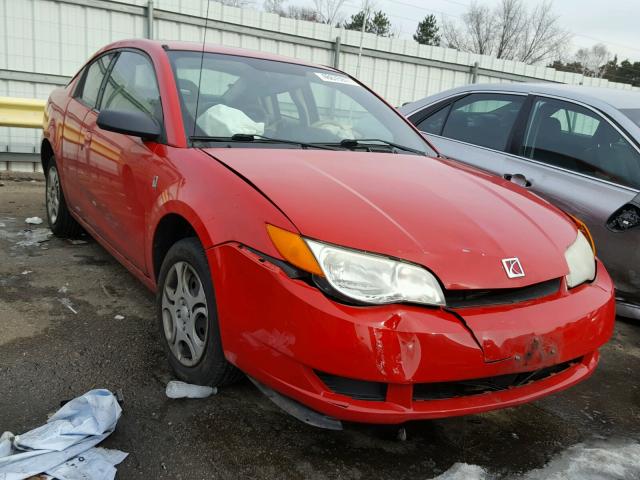 1G8AN12F23Z186650 - 2003 SATURN ION LEVEL RED photo 1