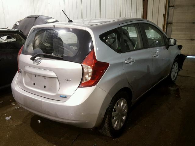 3N1CE2CP8FL425872 - 2015 NISSAN VERSA NOTE SILVER photo 4