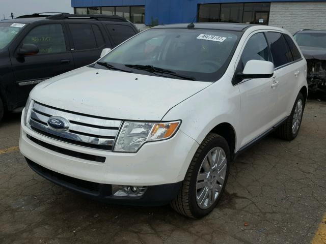 2FMDK4KC8ABB15838 - 2010 FORD EDGE WHITE photo 2