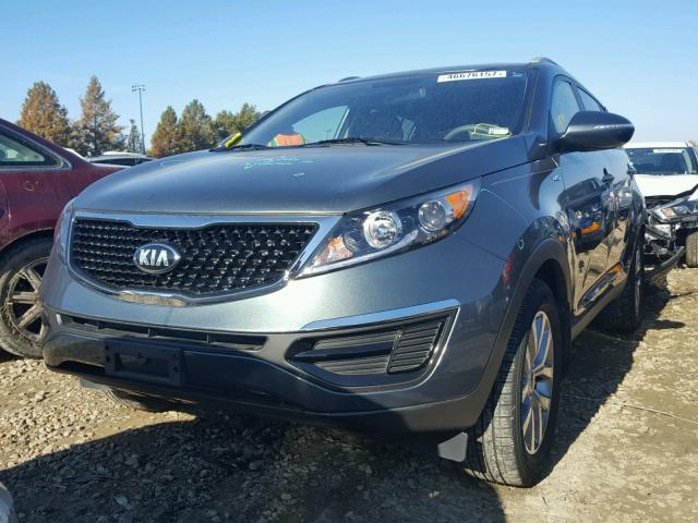 KNDPBCAC4F7693495 - 2015 KIA SPORTAGE L GRAY photo 2