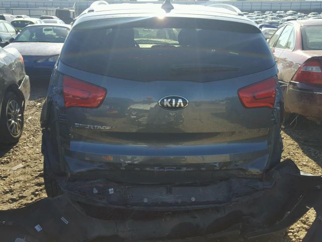 KNDPBCAC4F7693495 - 2015 KIA SPORTAGE L GRAY photo 9