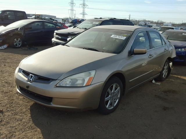 1HGCM66503A044670 - 2003 HONDA ACCORD EX GOLD photo 2