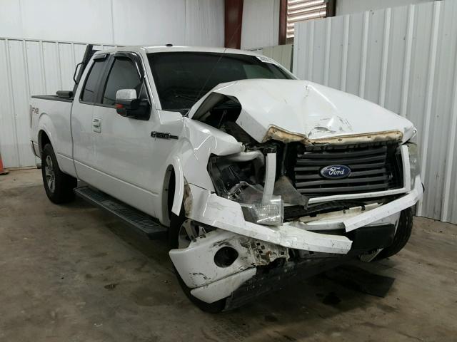 1FTEX1C82AKE14699 - 2010 FORD F150 SUPER WHITE photo 1