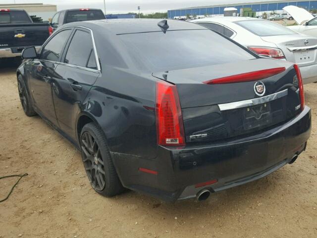 1G6DV5EP0A0138759 - 2010 CADILLAC CTS-V BLACK photo 3