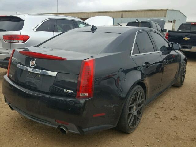 1G6DV5EP0A0138759 - 2010 CADILLAC CTS-V BLACK photo 4