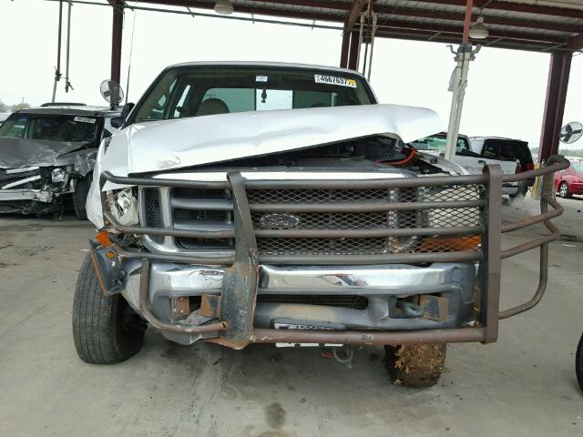 1FTNX21F7XED63098 - 1999 FORD F250 SUPER WHITE photo 9