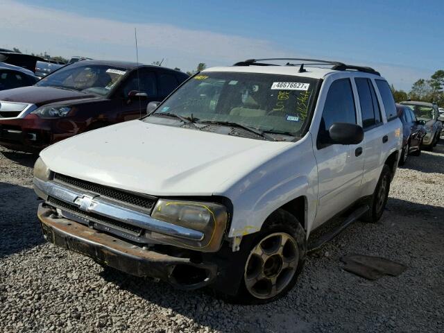 1GNDS13S672302283 - 2007 CHEVROLET TRAILBLAZE WHITE photo 2