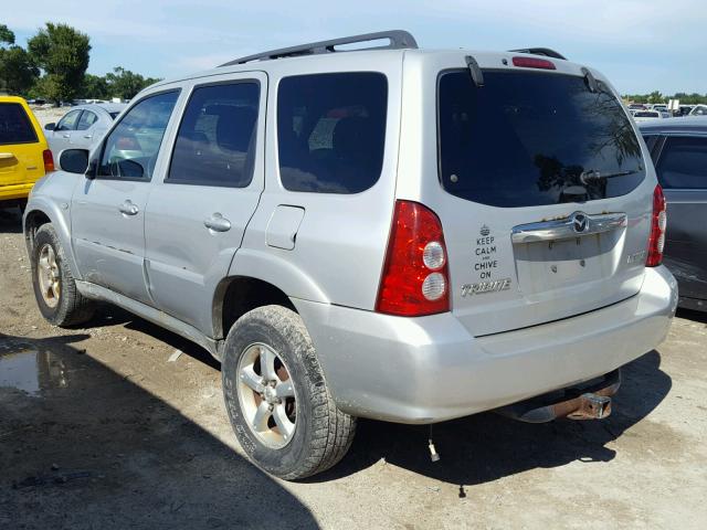 4F2YZ04155KM45728 - 2005 MAZDA TRIBUTE S GRAY photo 3