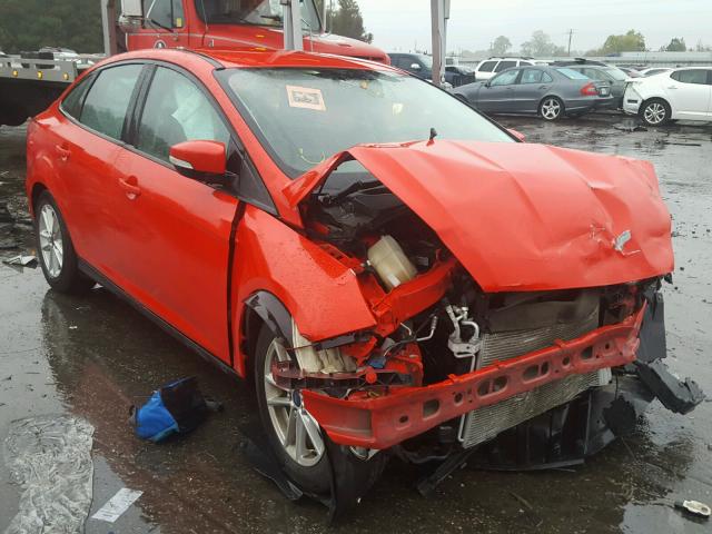 1FADP3F2XFL201487 - 2015 FORD FOCUS SE RED photo 1