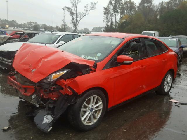 1FADP3F2XFL201487 - 2015 FORD FOCUS SE RED photo 2