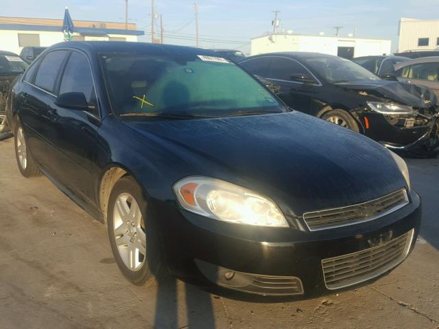 2G1WB5EK8A1257613 - 2010 CHEVROLET IMPALA LT BLACK photo 1