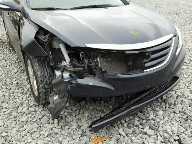 5NPEB4AC7EH916815 - 2014 HYUNDAI SONATA GLS BLACK photo 9