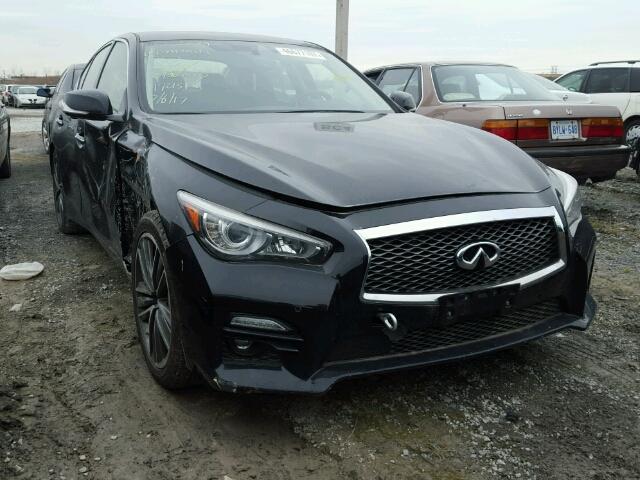 JN1BV7AR3EM700601 - 2014 INFINITI Q50 BASE BLACK photo 1