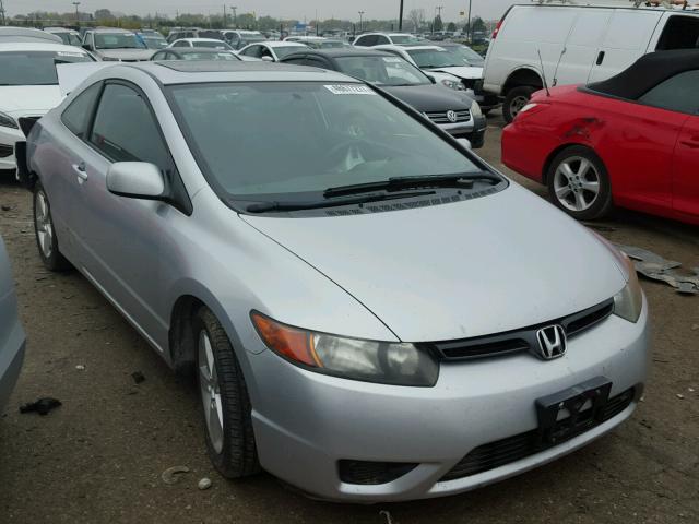 2HGFG12878H569533 - 2008 HONDA CIVIC EX SILVER photo 1