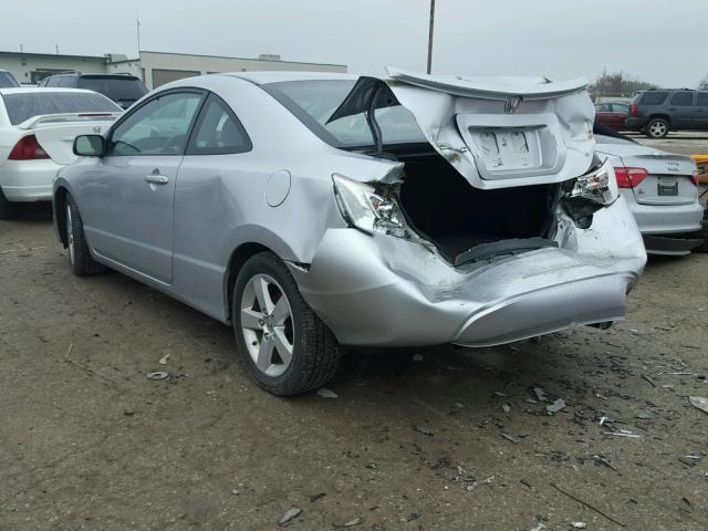 2HGFG12878H569533 - 2008 HONDA CIVIC EX SILVER photo 3