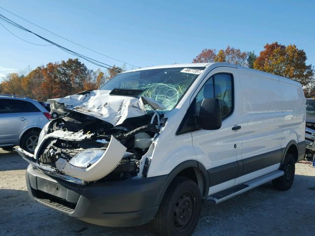 1FTYR1ZMXGKA22543 - 2016 FORD TRANSIT T- WHITE photo 2