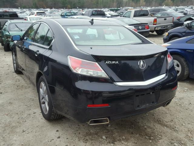 19UUA8F50CA010091 - 2012 ACURA TL BLACK photo 3