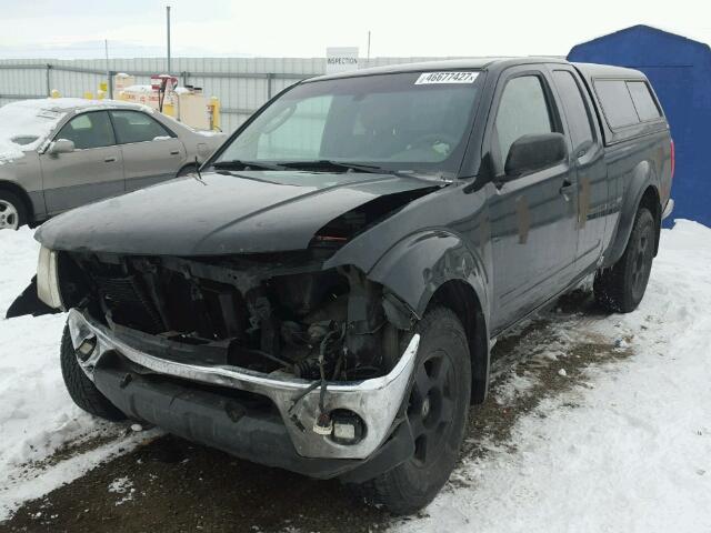 1N6AD06W76C442959 - 2006 NISSAN FRONTIER BLACK photo 2