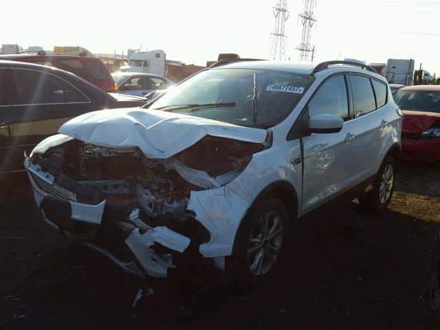 1FMCU9GD8HUA10967 - 2017 FORD ESCAPE SE WHITE photo 2