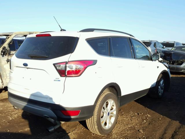 1FMCU9GD8HUA10967 - 2017 FORD ESCAPE SE WHITE photo 4