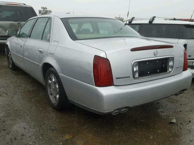 1G6KD54Y22U280013 - 2002 CADILLAC DEVILLE SILVER photo 3