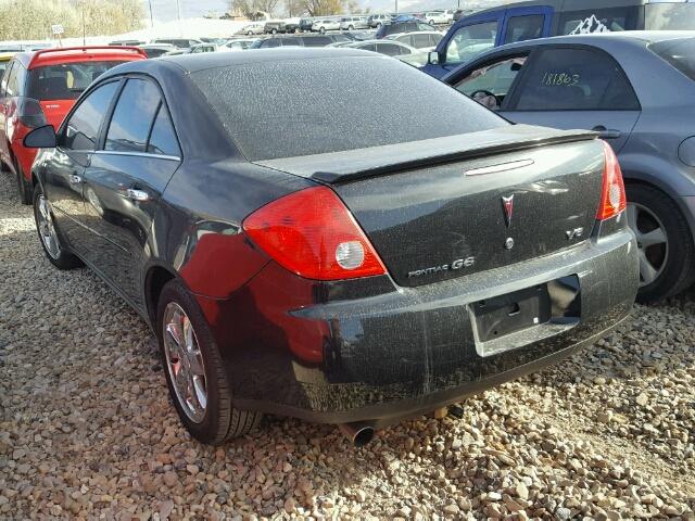 1G2ZG57N884303375 - 2008 PONTIAC G6 BASE BLACK photo 3