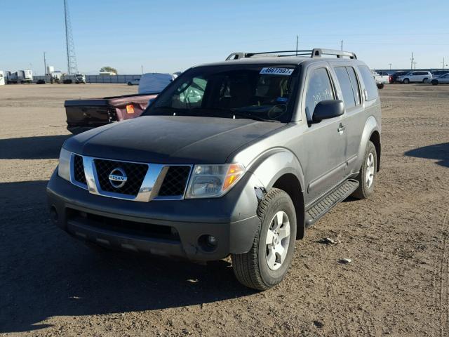 5N1AR18W16C674377 - 2006 NISSAN PATHFINDER GRAY photo 2