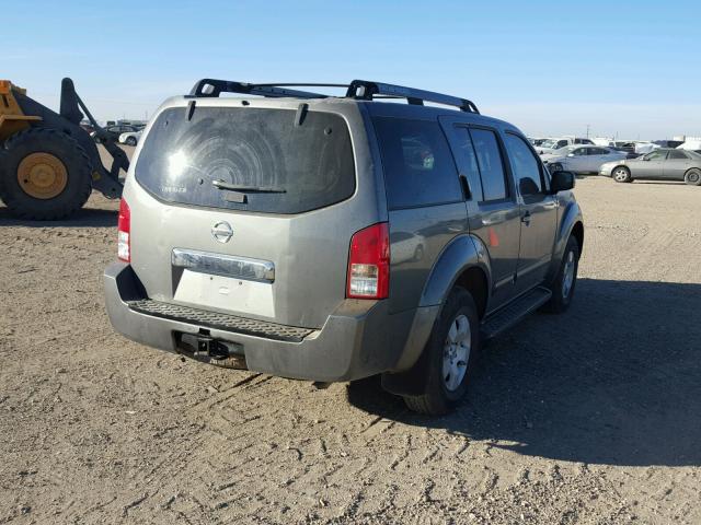 5N1AR18W16C674377 - 2006 NISSAN PATHFINDER GRAY photo 4