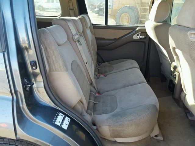 5N1AR18W16C674377 - 2006 NISSAN PATHFINDER GRAY photo 6