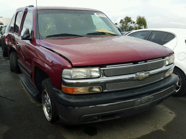 1GNEC13V72R137906 - 2002 CHEVROLET TAHOE C150 RED photo 1