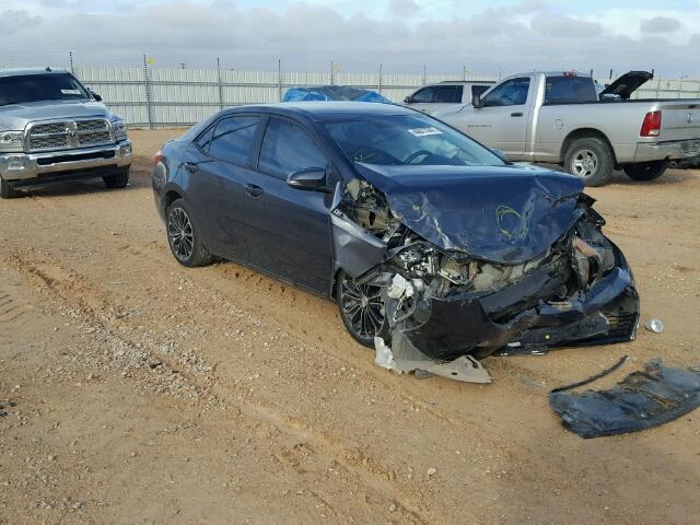 5YFBURHE6GP385811 - 2016 TOYOTA COROLLA L GRAY photo 1