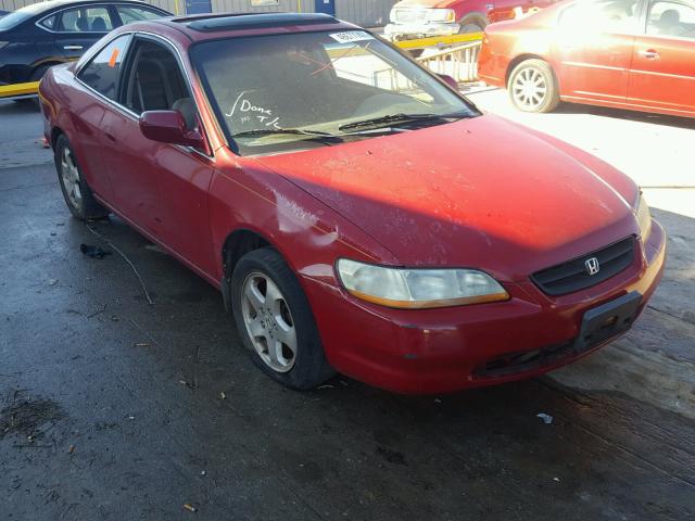 1HGCG2250YA028658 - 2000 HONDA ACCORD EX RED photo 1