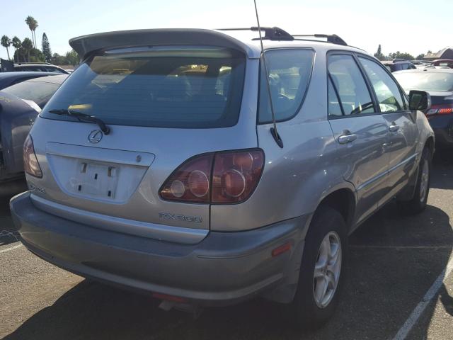 JT6HF10UXY0155362 - 2000 LEXUS RX 300 SILVER photo 4