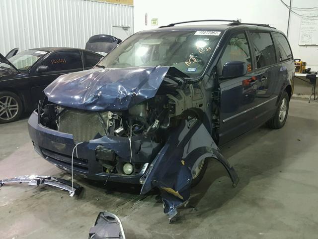 2D8HN54169R663260 - 2009 DODGE GRAND CARA BLUE photo 2