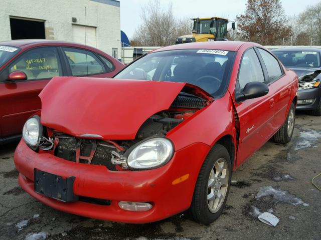 1P3ES46C9YD550567 - 2000 PLYMOUTH NEON BASE 红色 照片 2