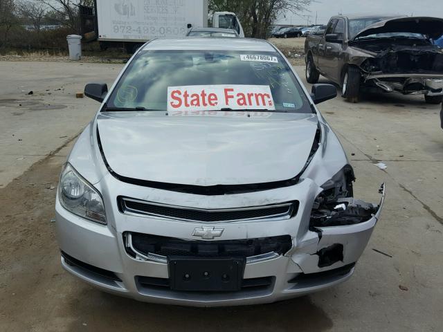 1G1ZB5E15BF312324 - 2011 CHEVROLET MALIBU LS SILVER photo 9