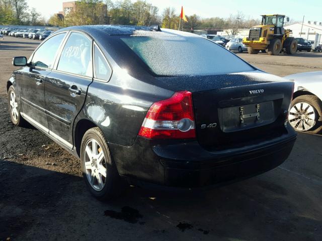 YV1MS390962150406 - 2006 VOLVO S40 BLACK photo 3