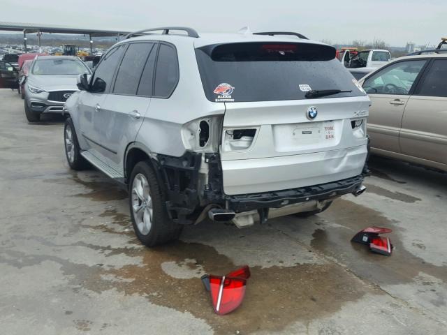 5UXZV8C5XDL899337 - 2013 BMW X5 XDRIVE5 SILVER photo 3