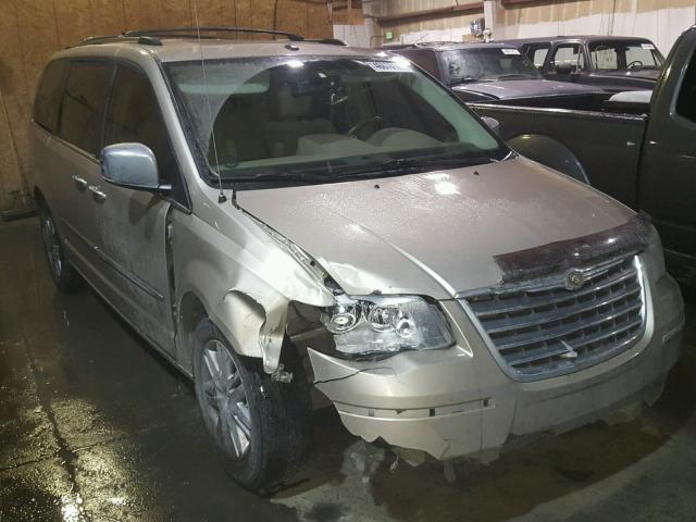 2A8HR64X28R689469 - 2008 CHRYSLER TOWN & COU TAN photo 1