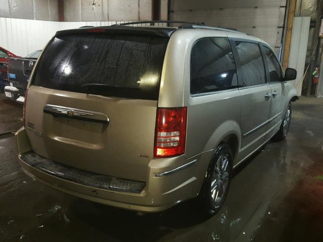 2A8HR64X28R689469 - 2008 CHRYSLER TOWN & COU TAN photo 4