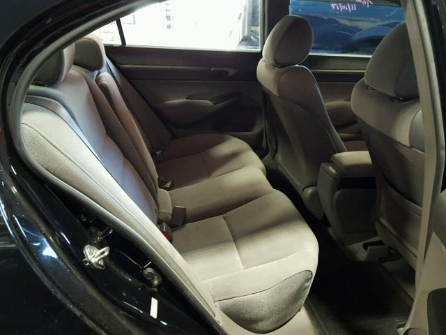 1HGFA16857L134538 - 2007 HONDA CIVIC EX შავი ფოტო 6
