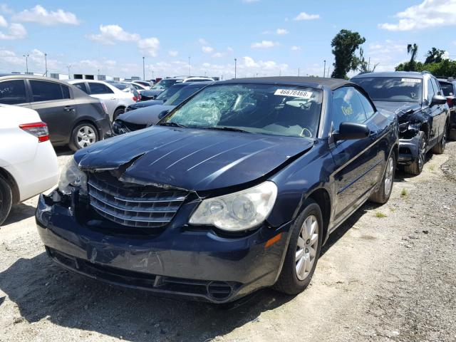 1C3LC45K98N674169 - 2008 CHRYSLER SEBRING BLUE photo 2