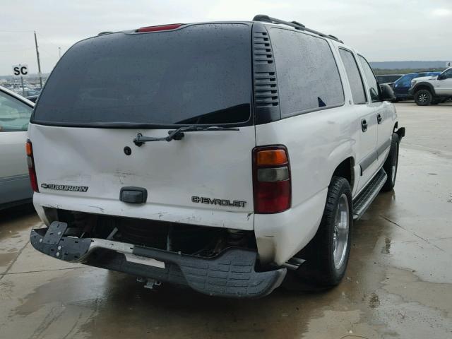 3GNEC16Z02G151080 - 2002 CHEVROLET SUBURBAN C WHITE photo 4